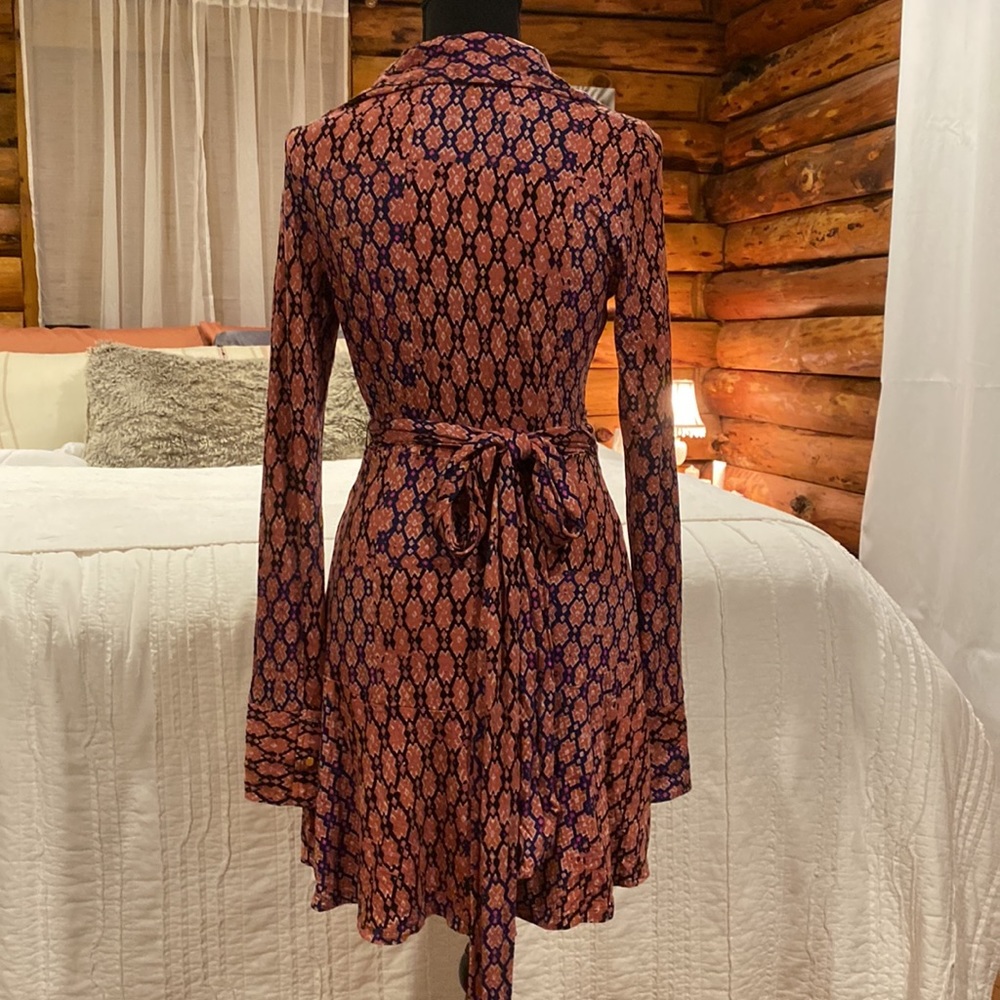 NWOT Free People Rhette Mini Wrap Dress, XS, MSRP $128.00 - Picture 5 of 7